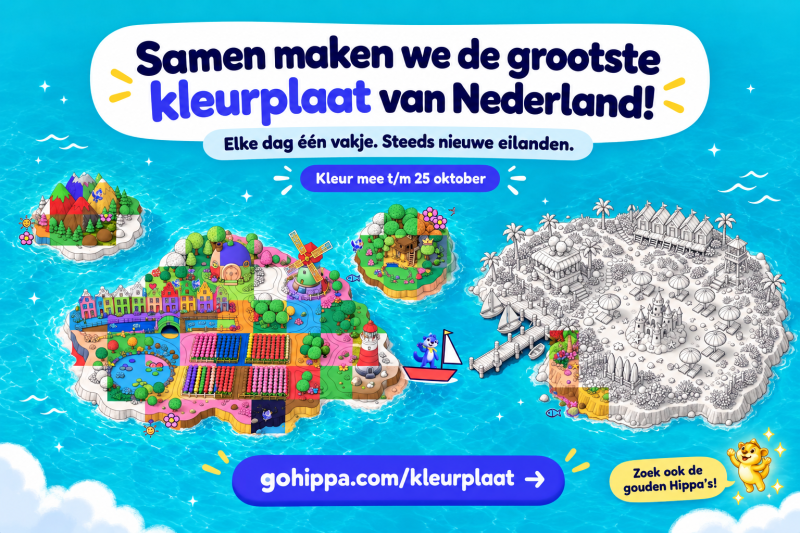 Grootste kleurplaat van Nederland_Hippa