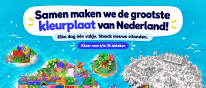 Samen bouwen aan de grootste digitale kleurplaat van Nederland!