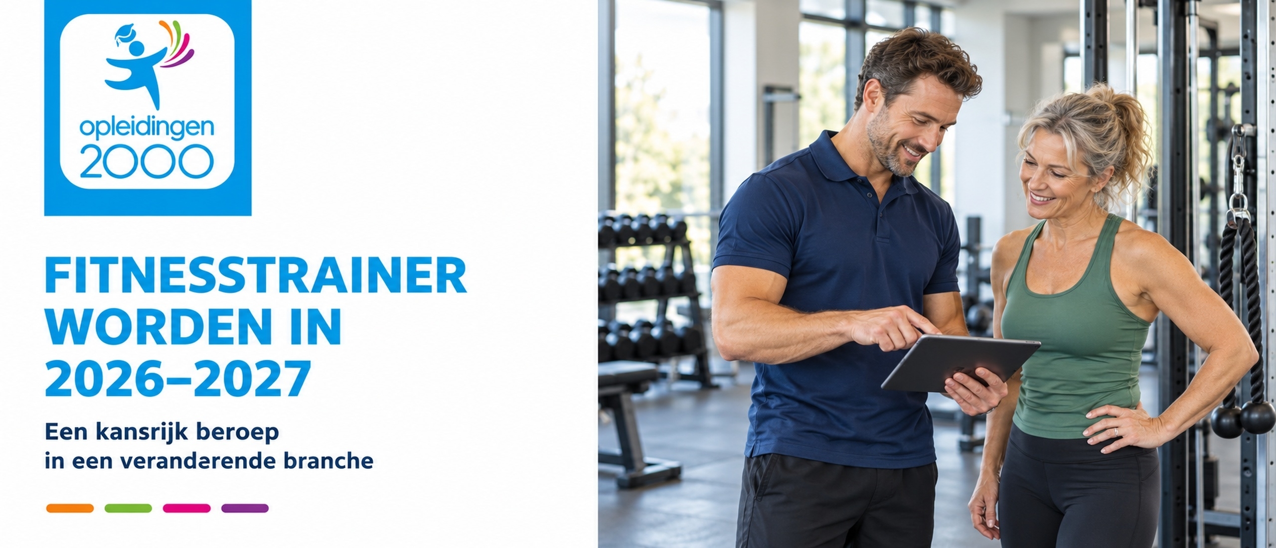 Fitnesstrainer worden in 2026 - 2027
