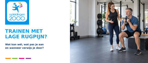 Trainen met lage rugpijn: wat kan wél, wat pas je aan en wanneer verwijs je door?