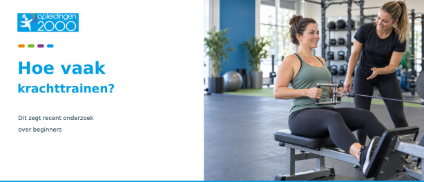Hoe vaak moet een beginner krachttrainen