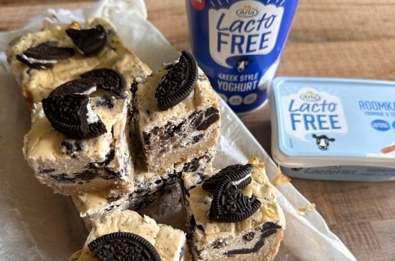 Oreo-repen met Arla LactoFree yoghurt en roomkaas