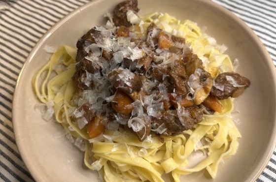 Tagliatelle met stoofvlees