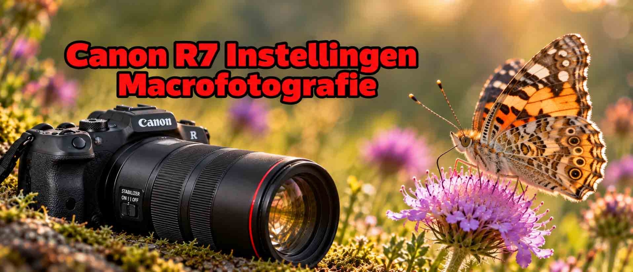 Canon R7 Instellingen Macro fotografie