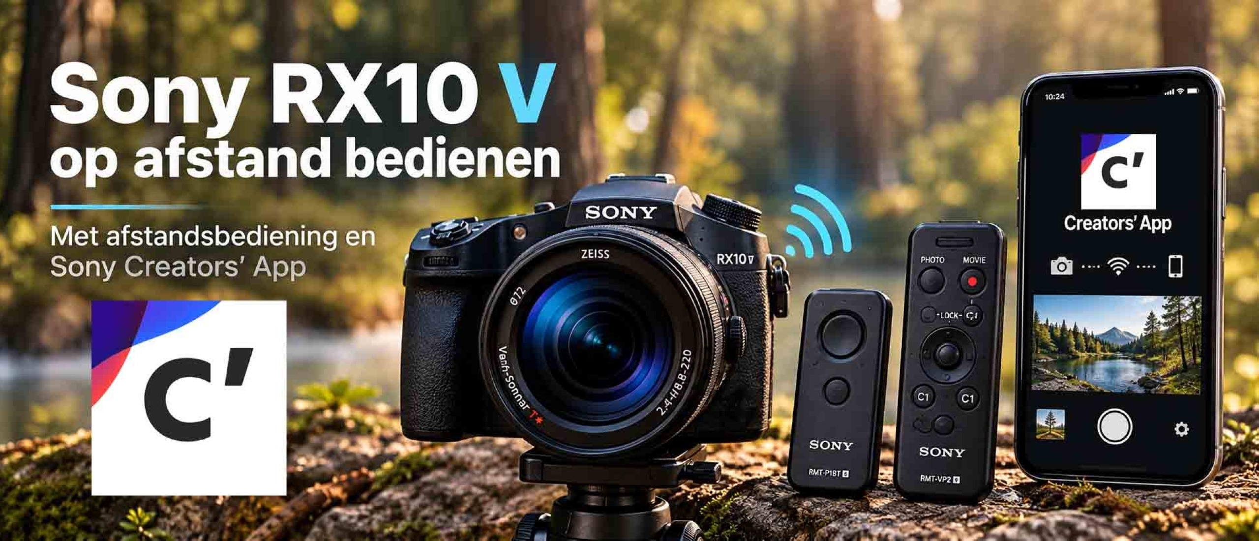 Sony RX10 V op afstand bedienen