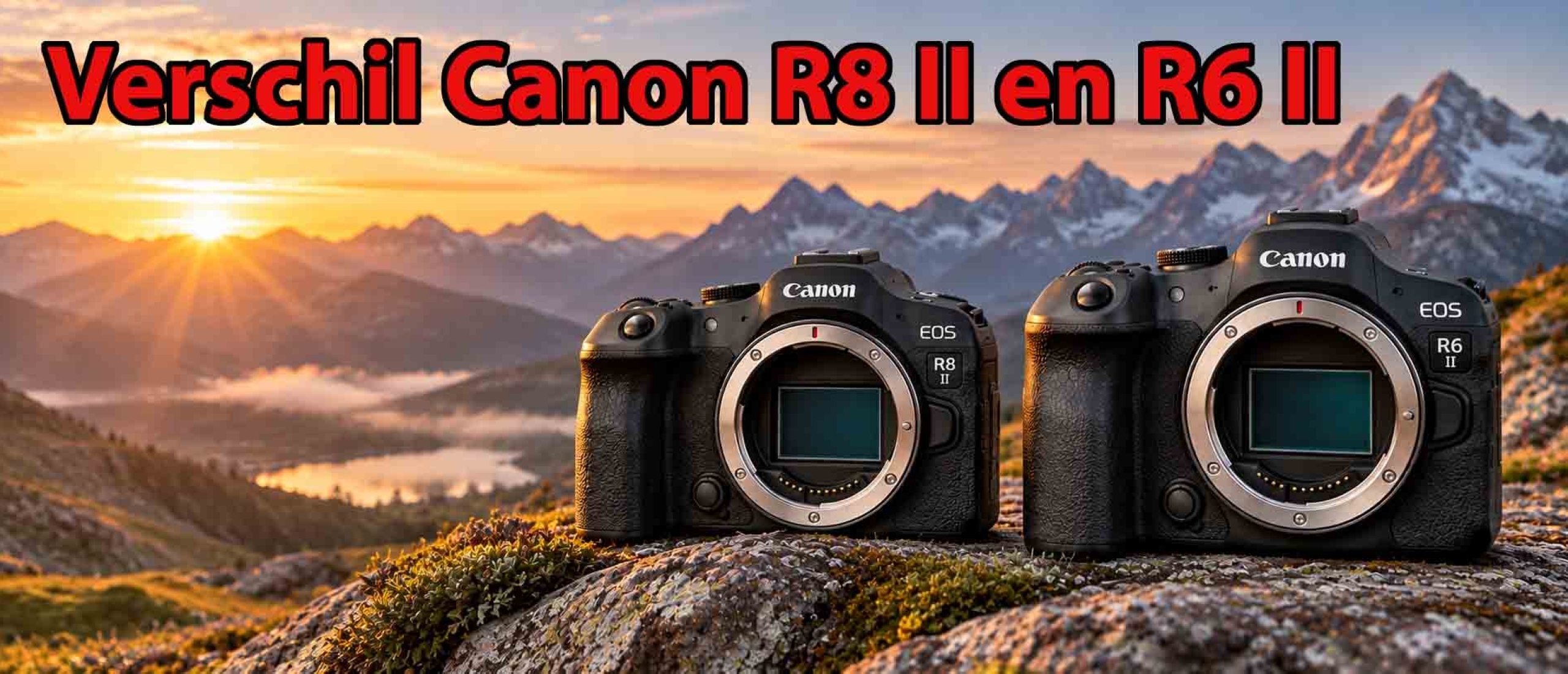 Verschil Canon R8 II en R6 II