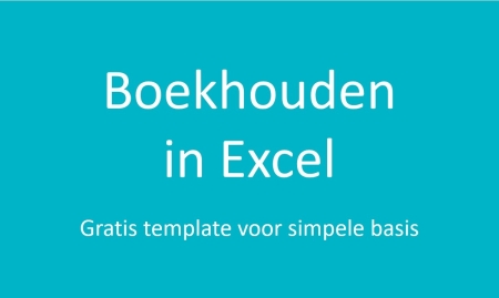 Gratis Excel boekhouding template