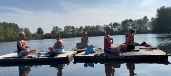 Yoga retreat 4-daagse op het water in de natuur