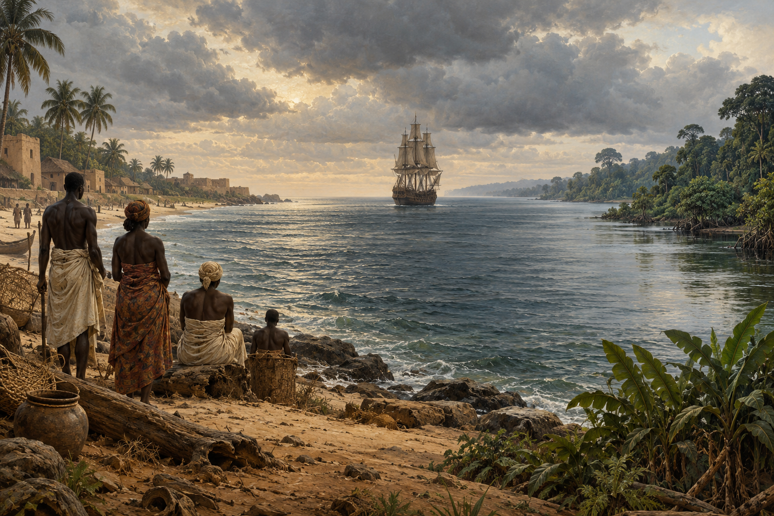 Historische ontwikkeling: van West-Afrika naar Suriname via de slavenhandel