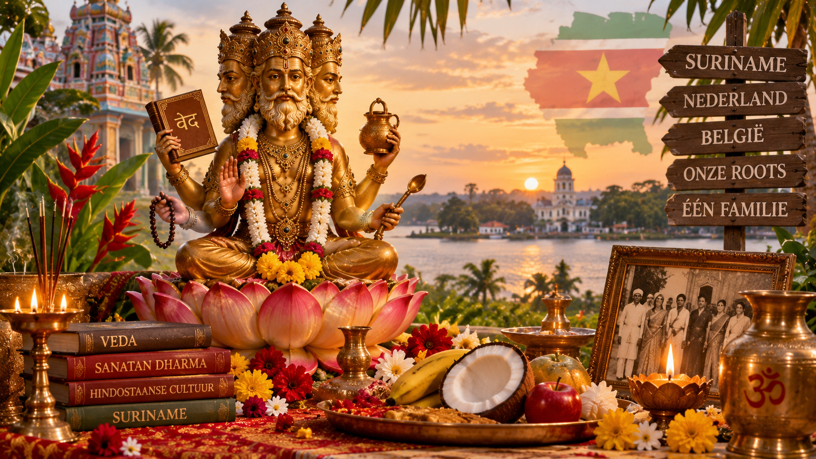 Brahma verering binnen de Surinaamse Hindostaanse gemeenschap