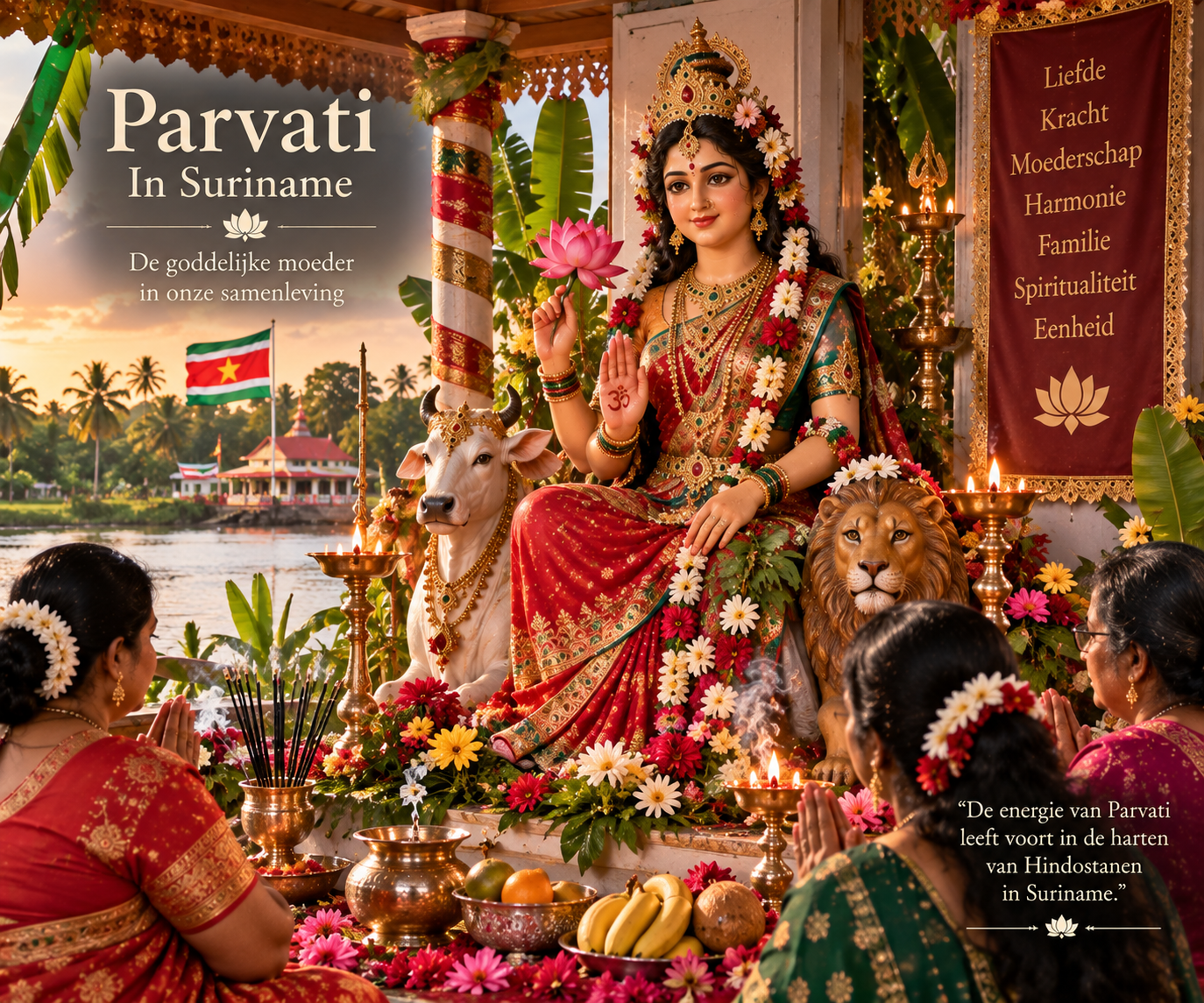 Parvati verering binnen de Surinaamse Hindostaanse gemeenschap