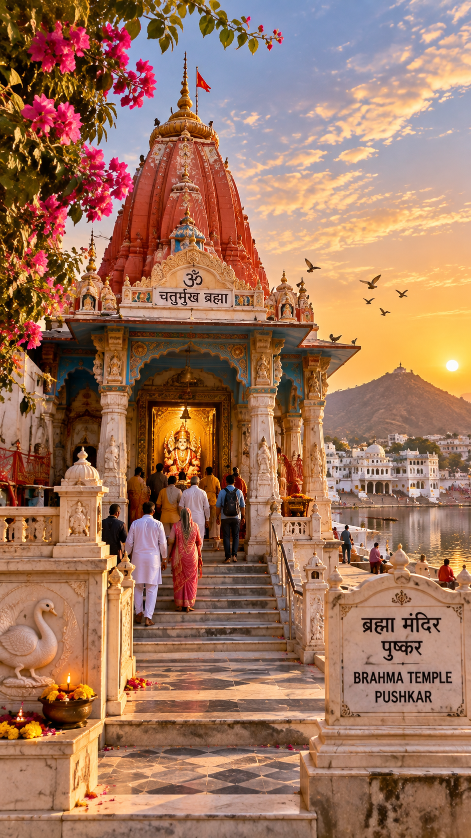 Waarom heeft Brahma zo weinig tempels: de Brahma-tempel in Pushkar