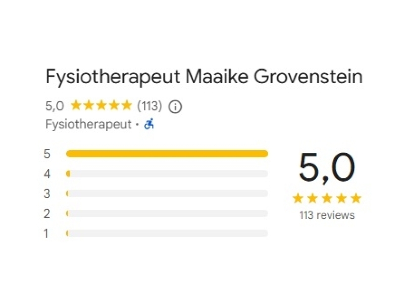 Fysiotherapeut Maaike 113 reviews