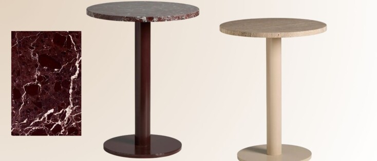 Kwantum komt met deze prachtige bordeaux bijzettafel van €45
