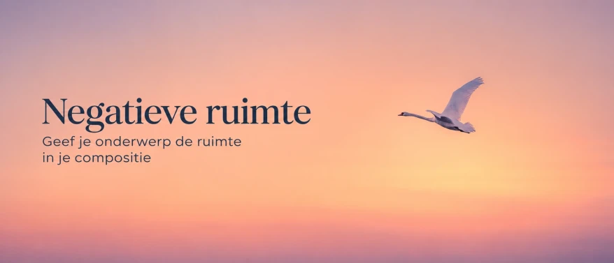Negatieve ruimte en een betere compositie