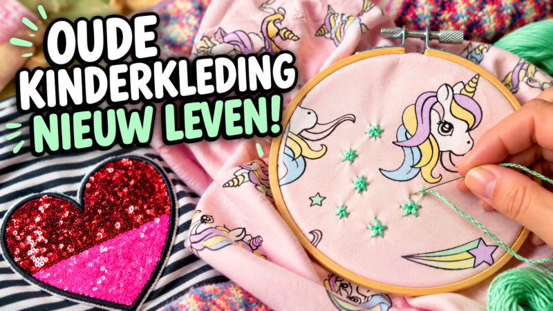 oude kinderkleding nieuw leven borduren