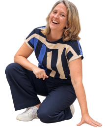 Maaike gehurkt