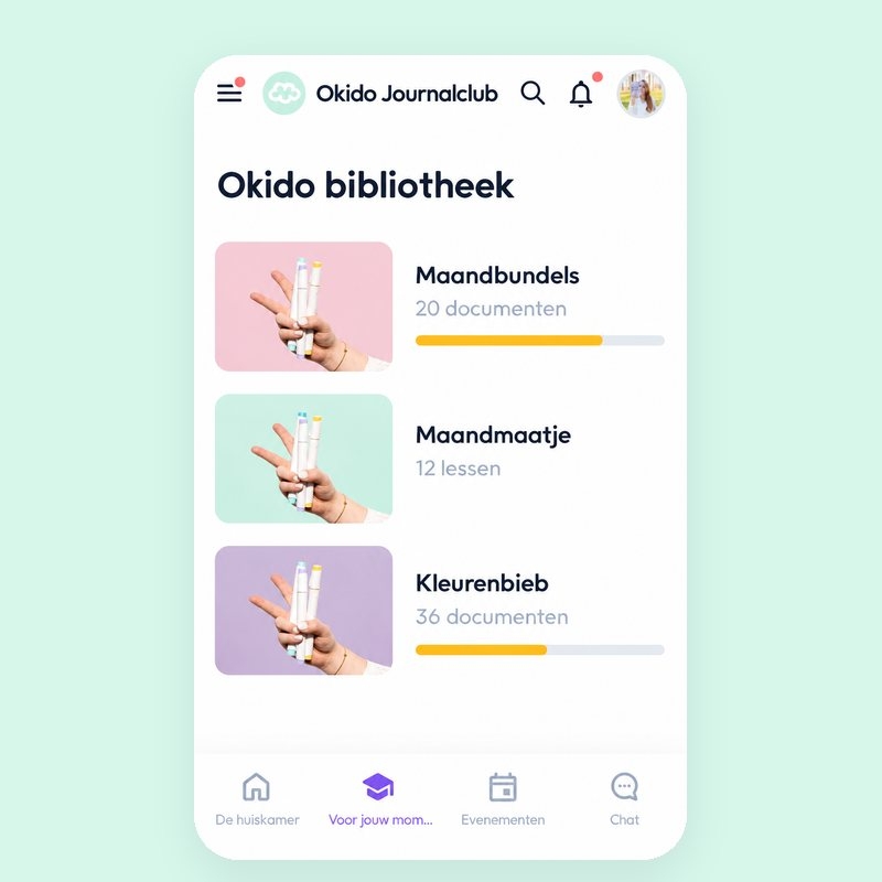 De Okido Journalclub in de Huddle-app