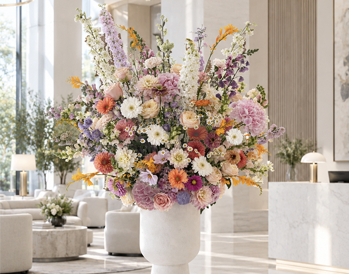 Hotel floral styling Hotel floral styling