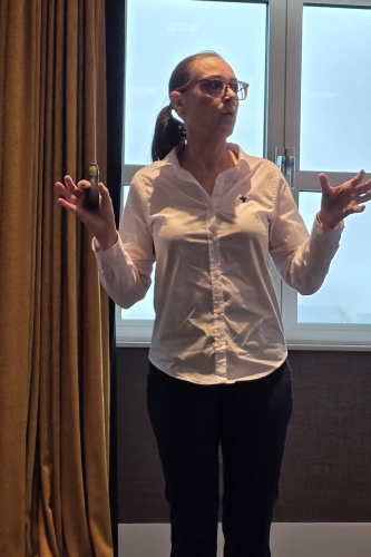 Dr. Annemie Galimont geeft een lezing