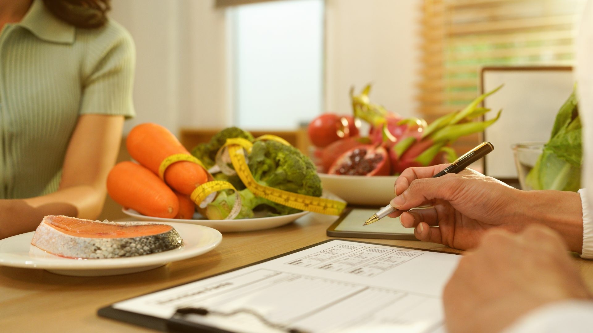Adviesgesprek over voeding