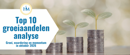 10 Groeiaandelen Oktober 2026: Groei, Waardering en Risico
