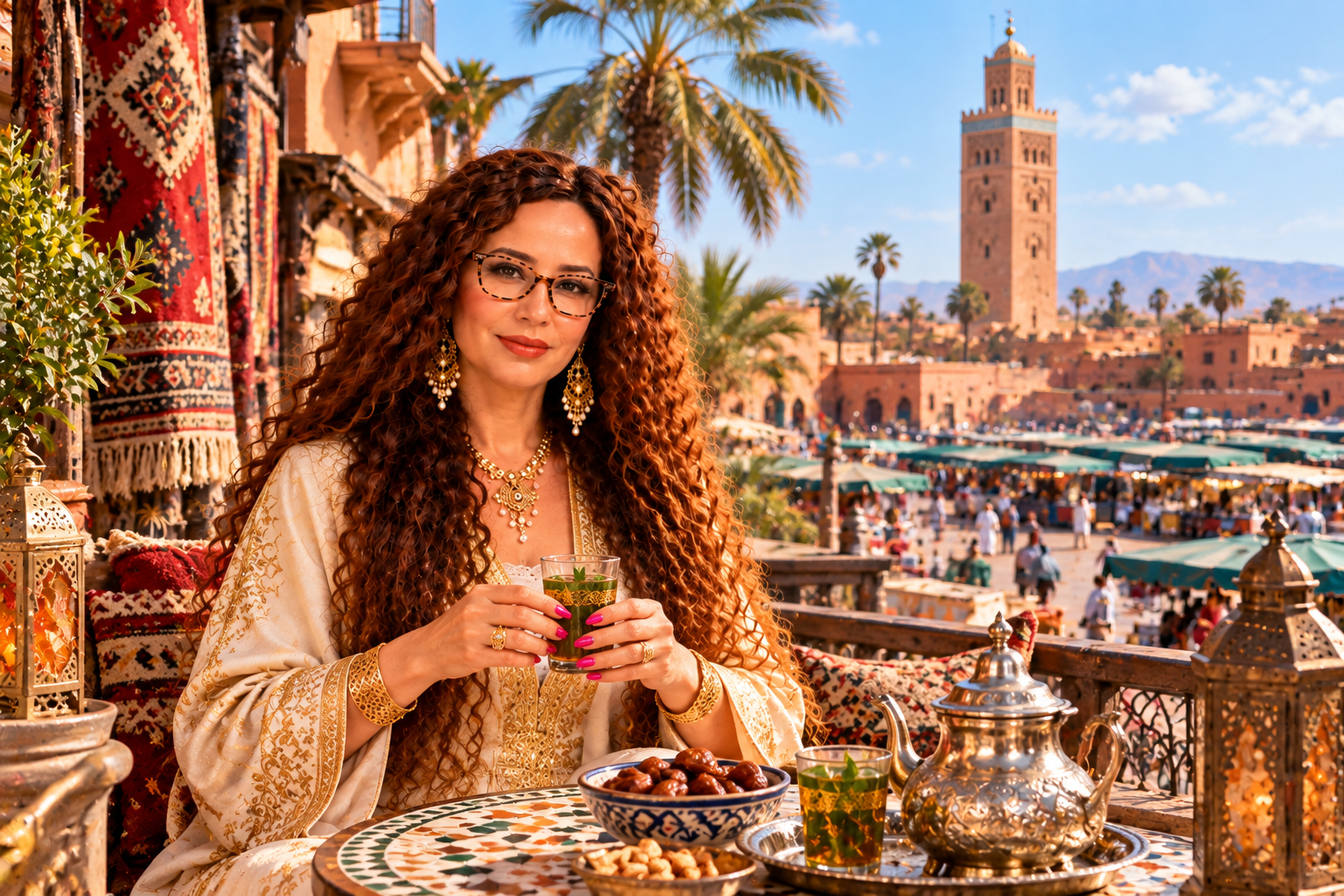 Rachida Kacimi in Marrakech