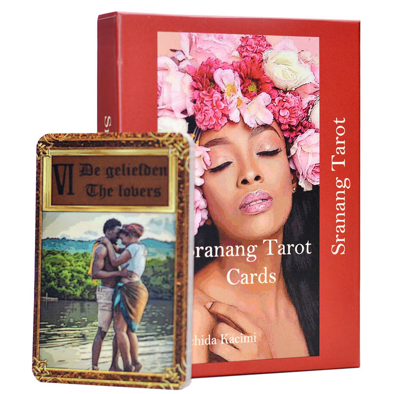 Le Sranang Tarot, jeu de tarot conçu par Rachida elle-même