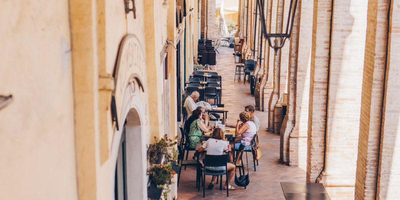 Italie Le Marche koffie Vista Fermo
