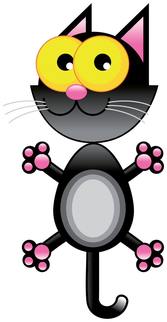 Tekening van Krabbel de kat