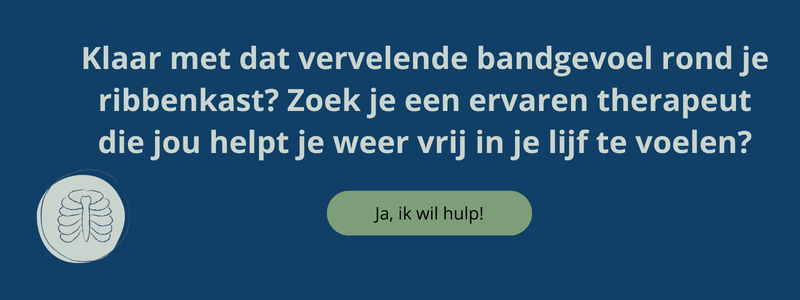 gevoel van band om ribbenkast hulp afspraakknop voor als je last hebt van een bandgevole rond je ribbenkast en hulp zoekt