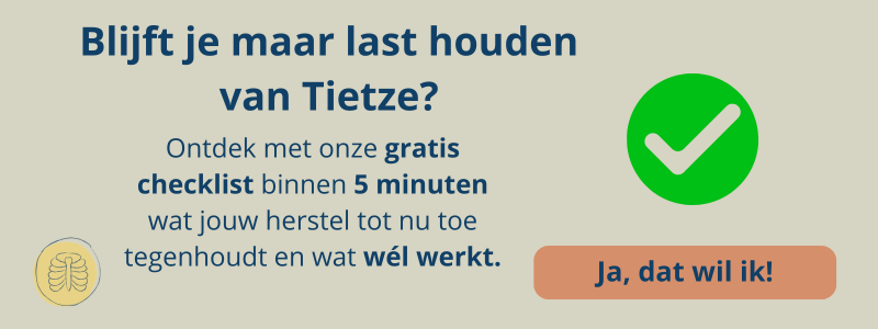 wat is het syndroom van Tietze knop naar checklist syndroom van Tietze