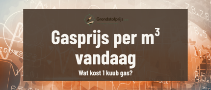 Gasprijs per m³ vandaag: actuele prijs per kuub in Nederland