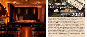 Nieuwe sfeer in de zaal en volop livemuziek in het vooruitzicht