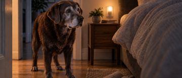 Mijn hond is s nachts onrustig. Wat kan er aan de hand zijn?