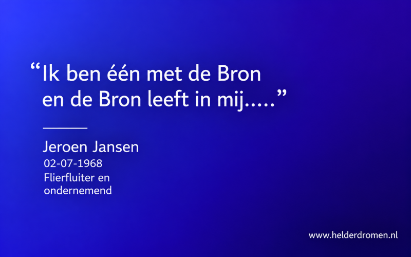 helder dromen wijst je de weg