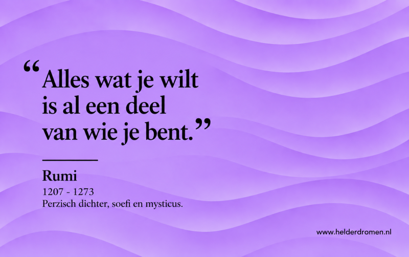 helder dromen wijst je de weg