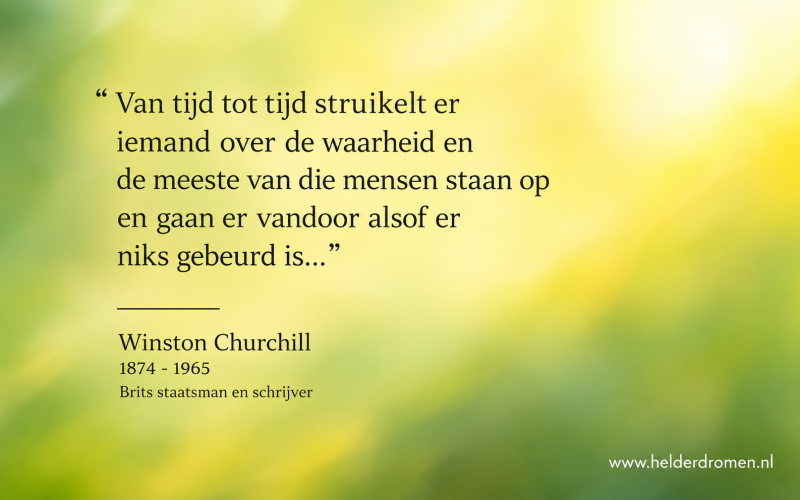 helder dromen wijst je de weg