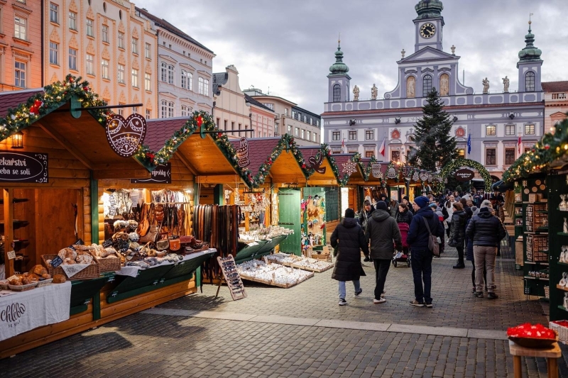 Weihnachtsmarkt in České Budějovice