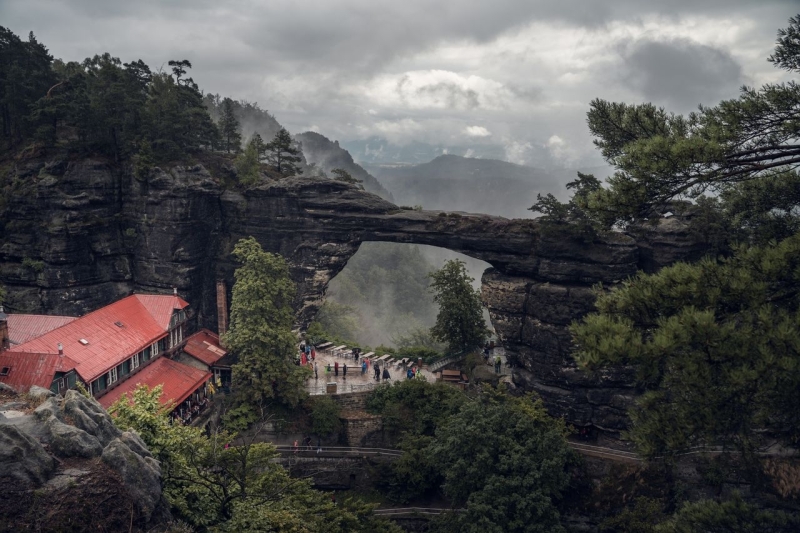 Prebischtor in der Böhmischen Schweiz
