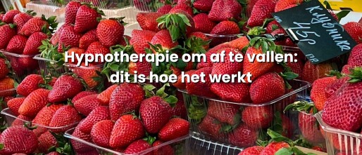 Hypnotherapie om af te vallen: dit is hoe het werkt