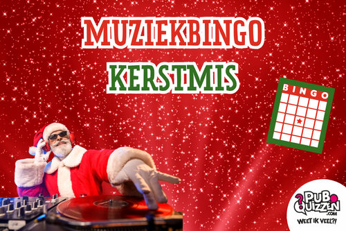 Kerst muziekbingo met veel bekende kersthits