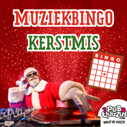 Kerst Muziekbingo om zelf te organiseren voor een feest