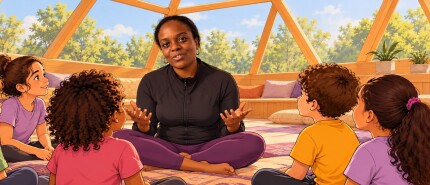 Rashida wil kinderen ruimte geven om zichzelf te zijn. En ontdekt die ruimte ook voor zichzelf.