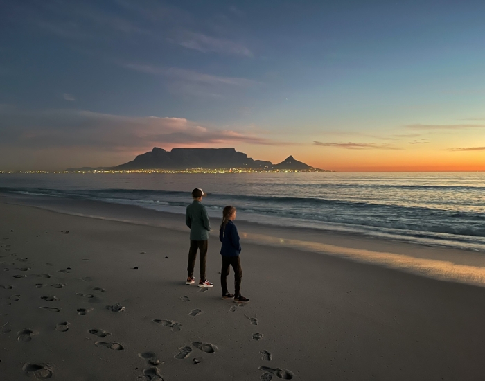 Be My Guest Lodge in Bloubergstrand beste uitzicht op de Tafelberg