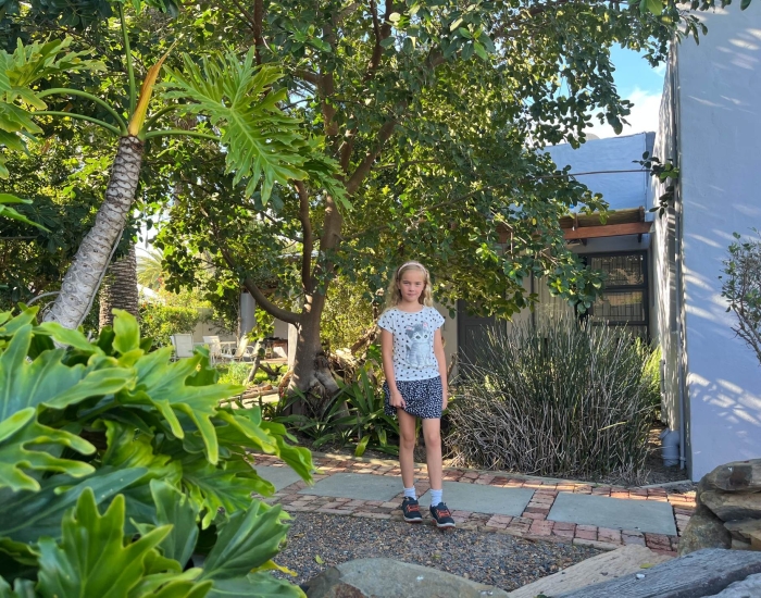 Be My Guest Lodge in Bloubergstrand tuin