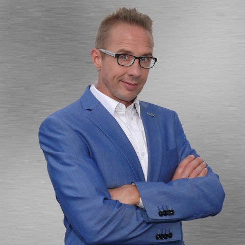 goochelaar in blauw jasje goochelaar in blauw jasje