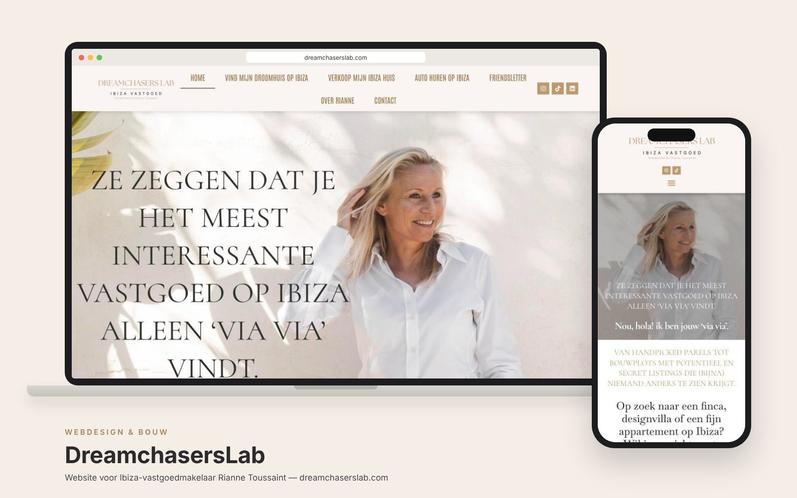 Website DreamchasersLab ontworpen en gebouwd door Heleen Verkerk
