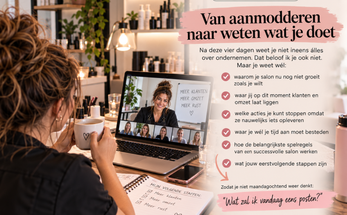 Van aanmodderen naar weten wat je doet Na deze vier dagen weet je niet ineens álles over ondernemen.
