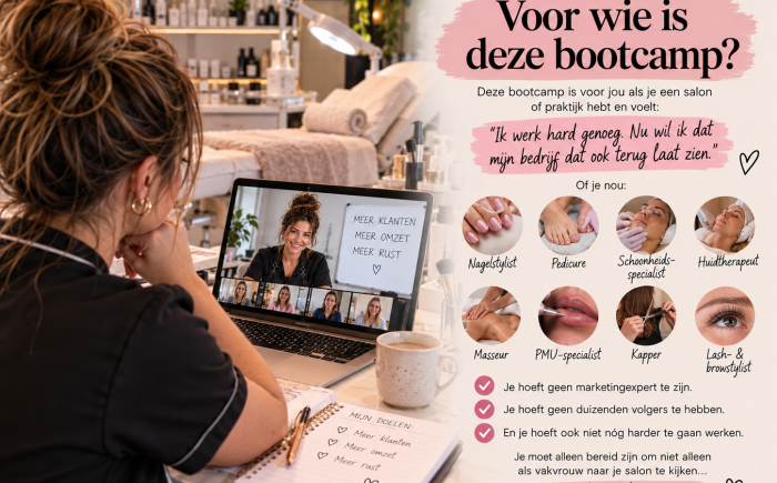 Voor wie is deze salon bootcamp?